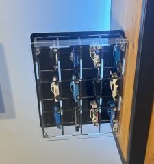 HotWheels Stand Şeffaf - Siyah