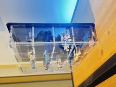 HotWheels Stand Şeffaf - Siyah