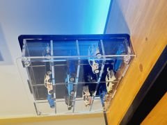 HotWheels Stand Şeffaf - Siyah