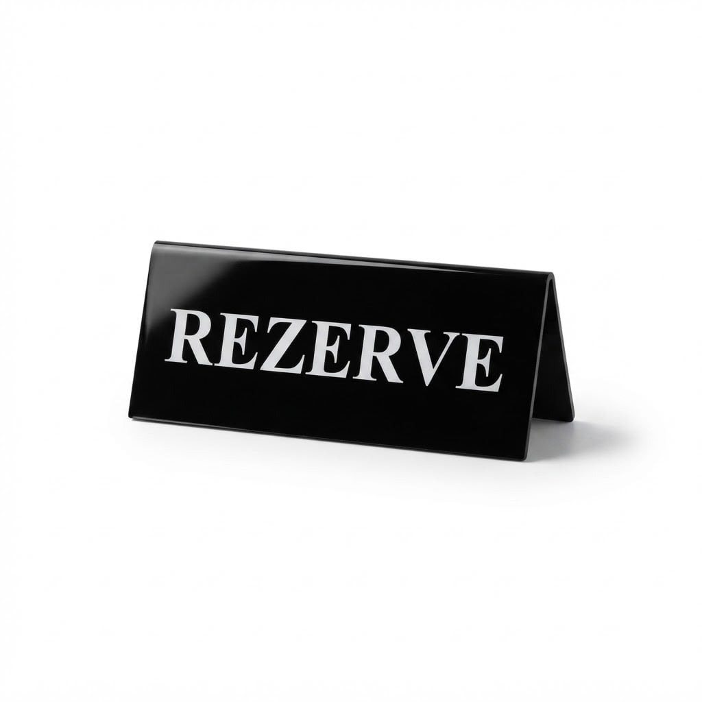 UV Baskılı Rezerve Yazısı
