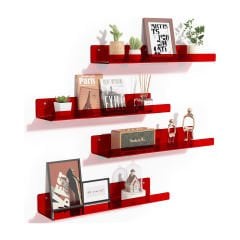 Transparan Duvar Raf