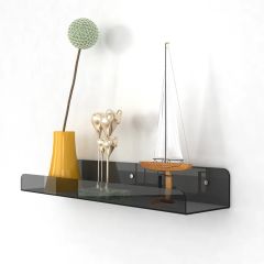 Transparan Duvar Raf 50cm - Füme