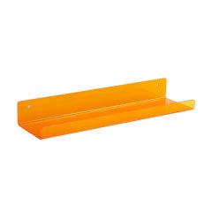 Transparan Duvar Raf 40cm - Turuncu