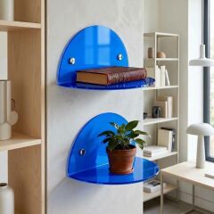 2'li Oval Duvar Raf