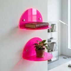 2'li Oval Duvar Raf