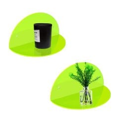 2'li Oval Duvar Raf