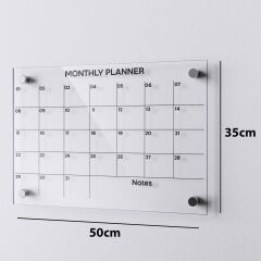 Duvar Tipi Planlayıcı Aylık