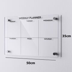 Duvar Tipi Planlayıcı Haftalık