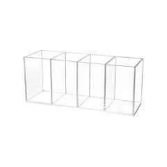 4 Bölmeli Pleksi Organizer