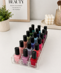 3 Bölmeli Pleksi Oje Stand