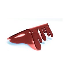 Splash Dekoratif 2'li Duvar Rafı Bordo