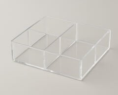 Saat & Bileklik & Takı Organizer (4 Bölmeli Şeffaf)