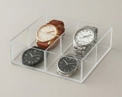 Saat & Bileklik & Takı Organizer (4 Bölmeli Şeffaf)