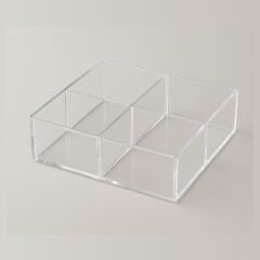 Saat & Bileklik & Takı Organizer (4 Bölmeli Şeffaf)