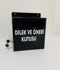 Dilek & Öneri Kutusu Siyah