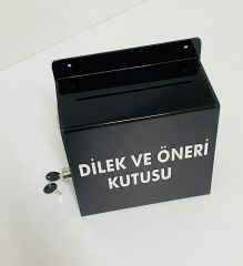 Dilek & Öneri Kutusu Siyah