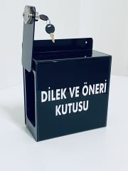 Dilek & Öneri Kutusu Siyah