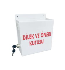 Dilek & Öneri Kutusu Beyaz