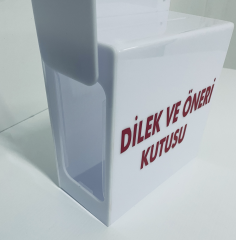 Dilek & Öneri Kutusu Beyaz