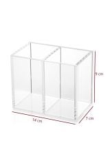 2 Bölmeli Pleksi Organizer