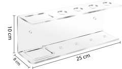 Pleksi Diş Fırçası ve Macun Düzenleyici