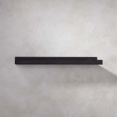 Pleksi Duvar Raf 30cm - 10cm - Siyah