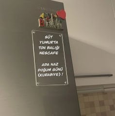 Özel Tasarım Pleksi Alışveriş Eksik Panosu Şeffaf