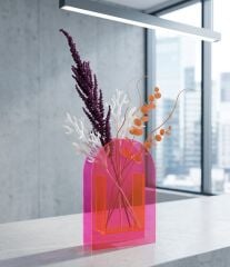 Dekoratif Pleksi Vazo