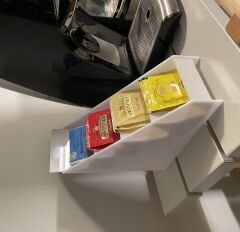 Poşet Çay Düzenleme Standı Beyaz