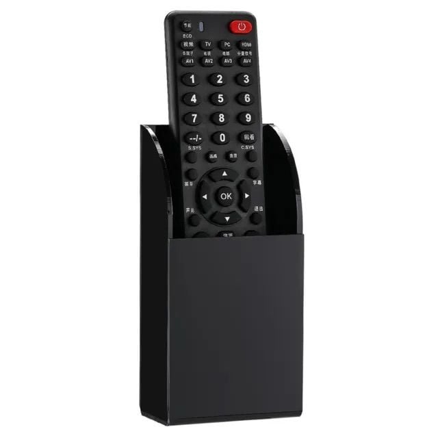 TV & Klima Kumanda Organizer Tek Bölmeli - Siyah