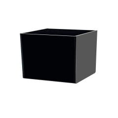 Renkli Kapaksız Pleksi Kutu Siyah - 15x10x10