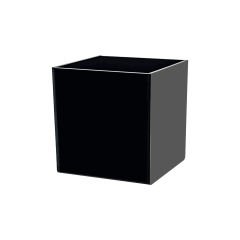 Renkli Kapaksız Pleksi Kutu Siyah - 20x20x15