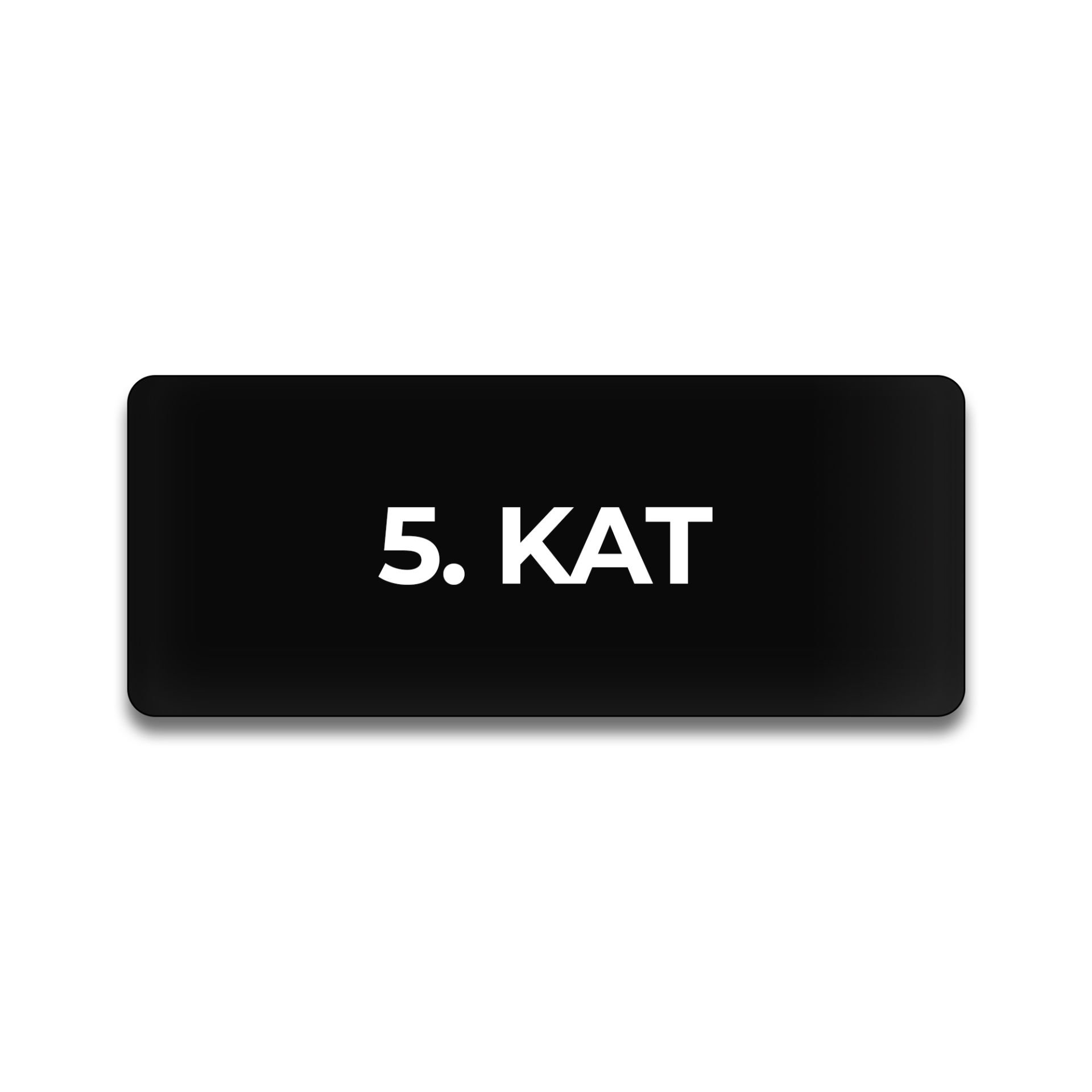 Pleksi Yönlendirme Siyah - 5.Kat