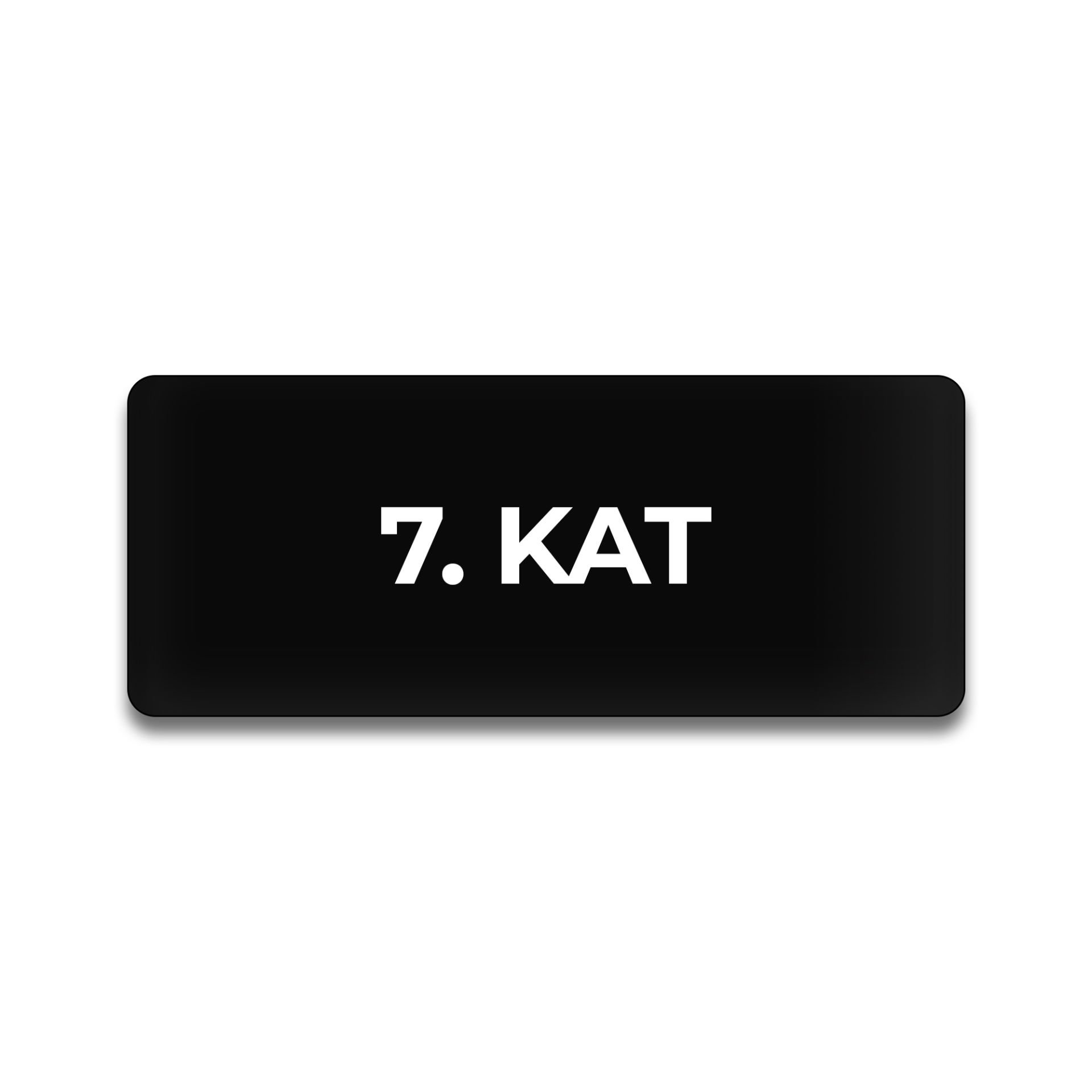 Pleksi Yönlendirme Siyah - 7.Kat