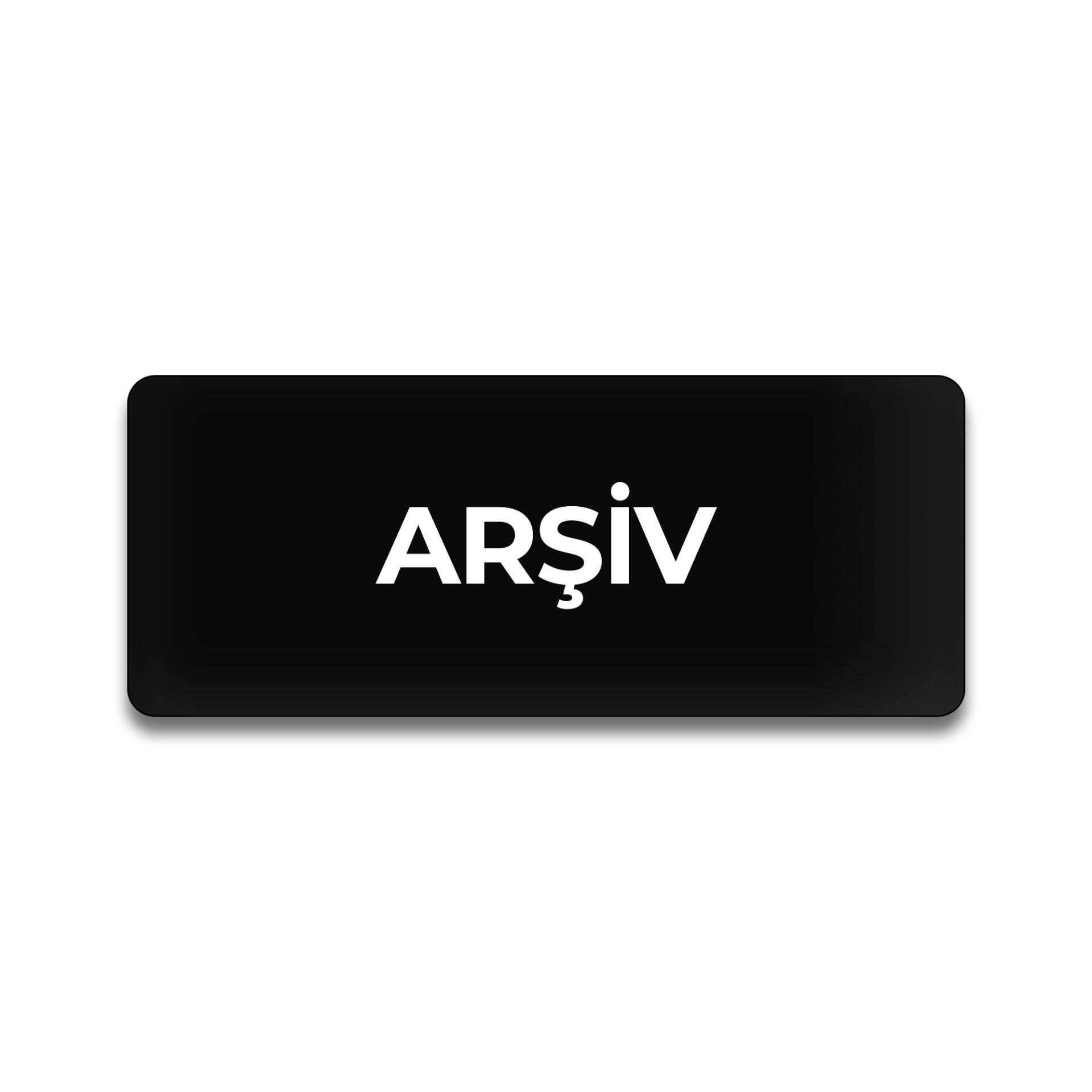 Pleksi Yönlendirme Siyah - Arşiv