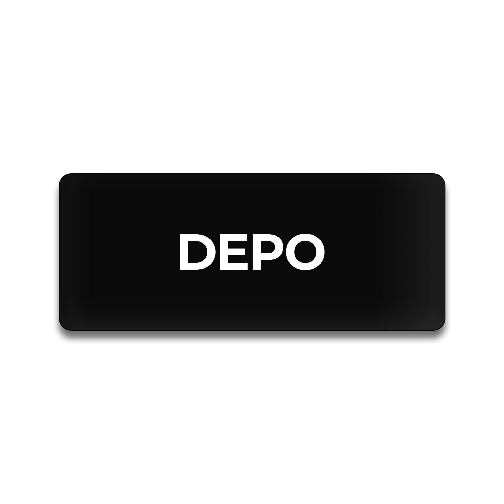 Pleksi Yönlendirme Siyah - Depo