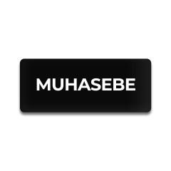 Pleksi Yönlendirme Siyah - Muhasebe