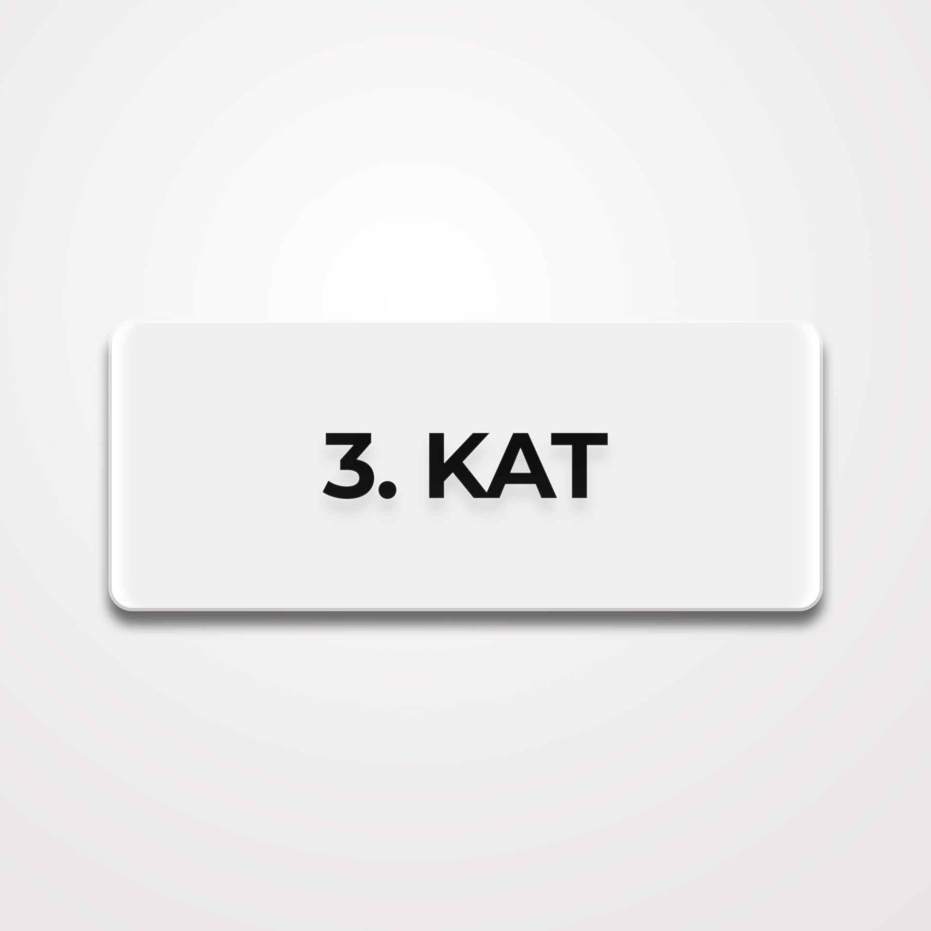 Pleksi Yönlendirme Beyaz - 3.Kat