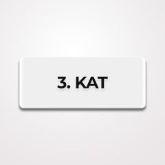 Pleksi Yönlendirme Beyaz - 3.Kat