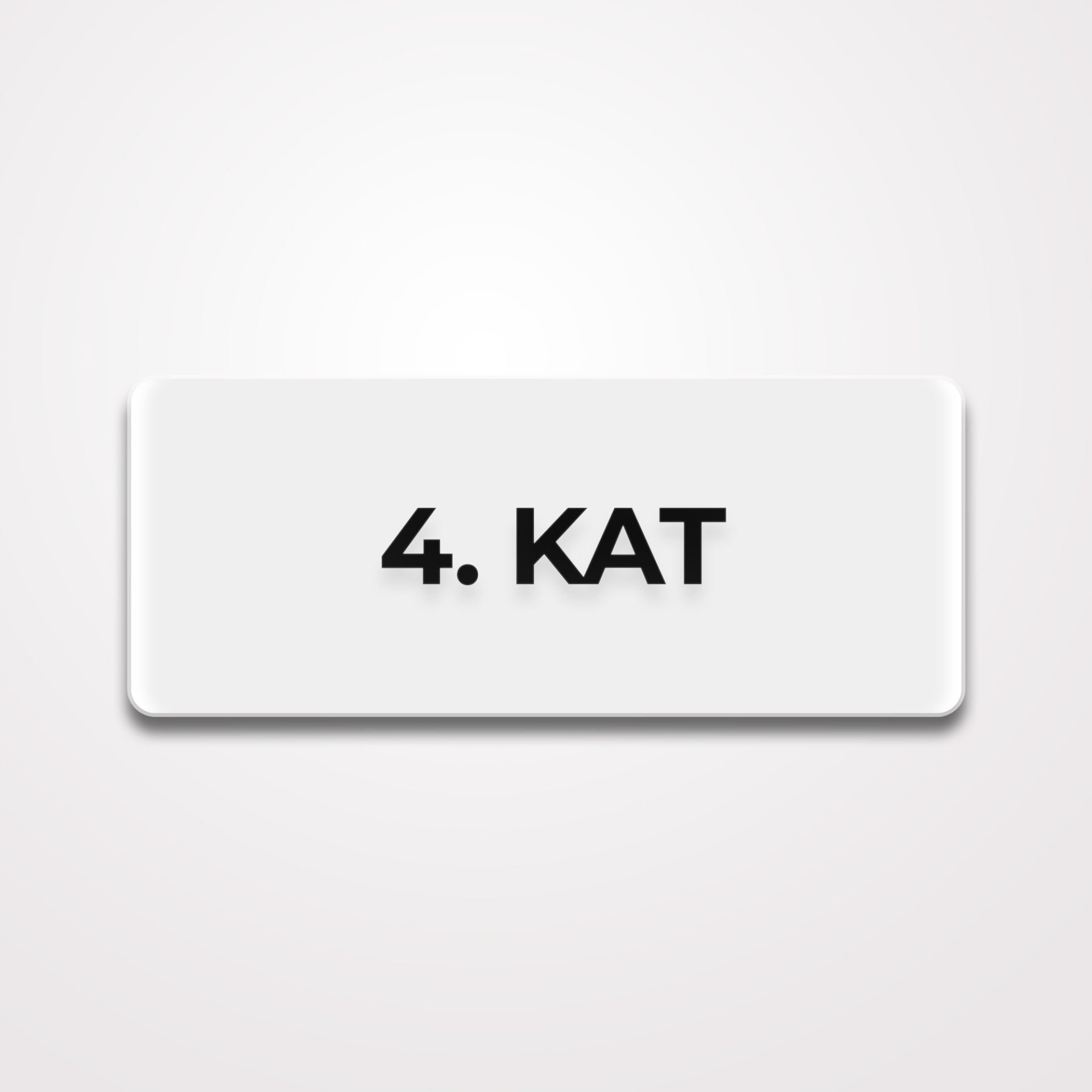 Pleksi Yönlendirme Beyaz - 4.Kat
