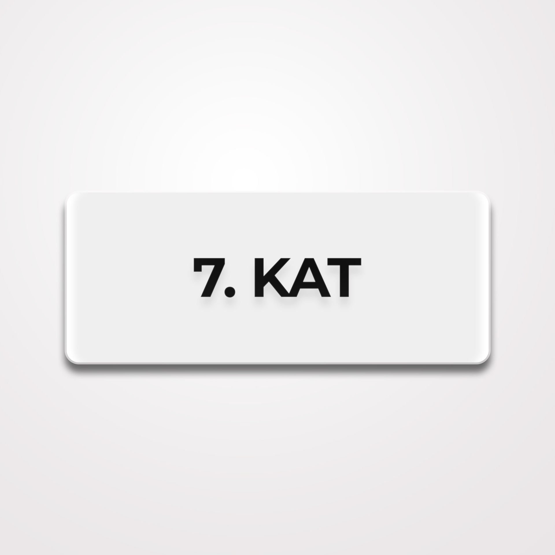 Pleksi Yönlendirme Beyaz - 7.Kat