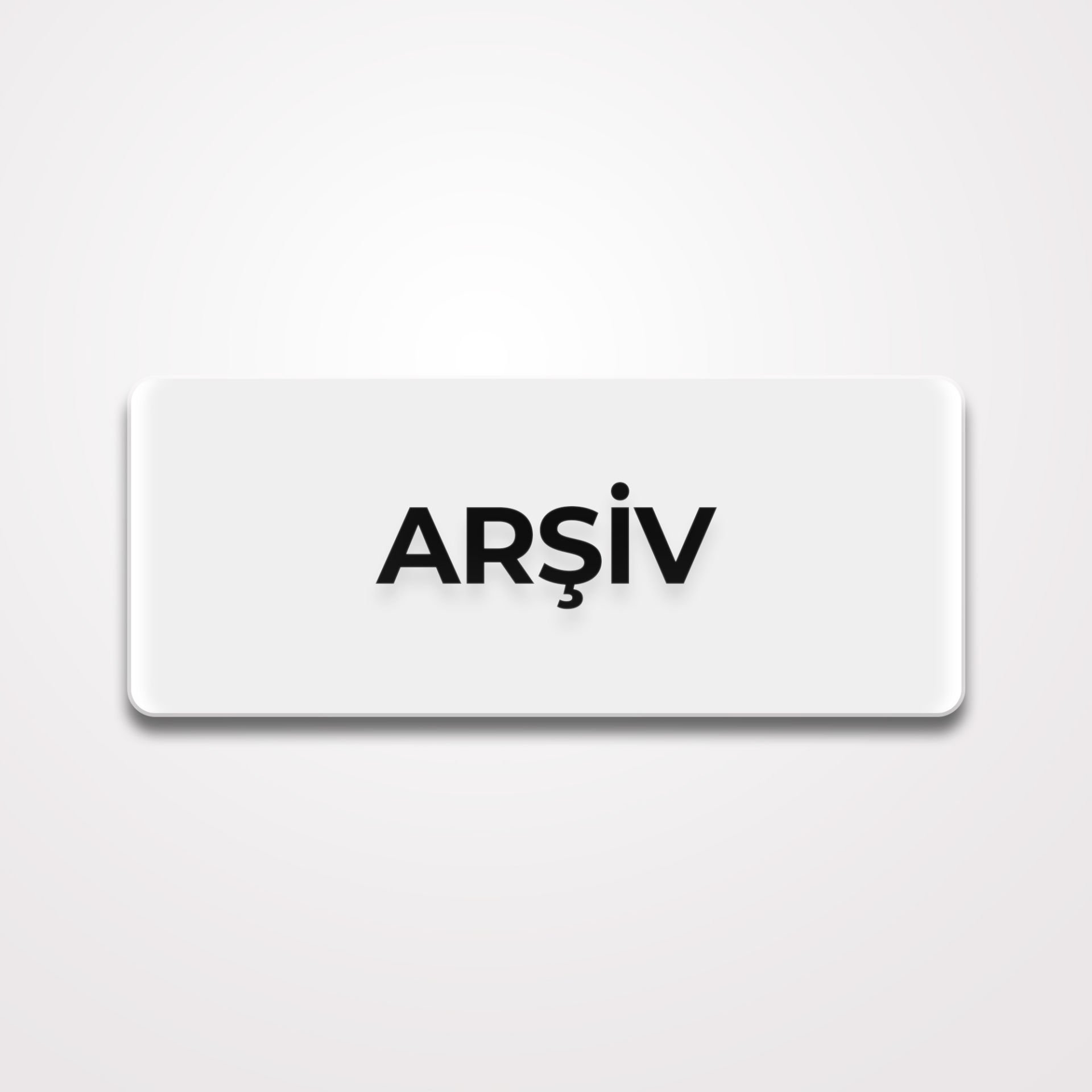 Pleksi Yönlendirme Beyaz - Arşiv