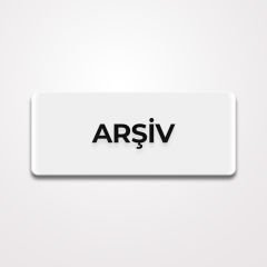 Pleksi Yönlendirme Beyaz - Arşiv