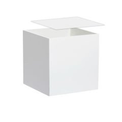 Renkli Kapaklı Pleksi Kutu 15x10x10 - Siyah