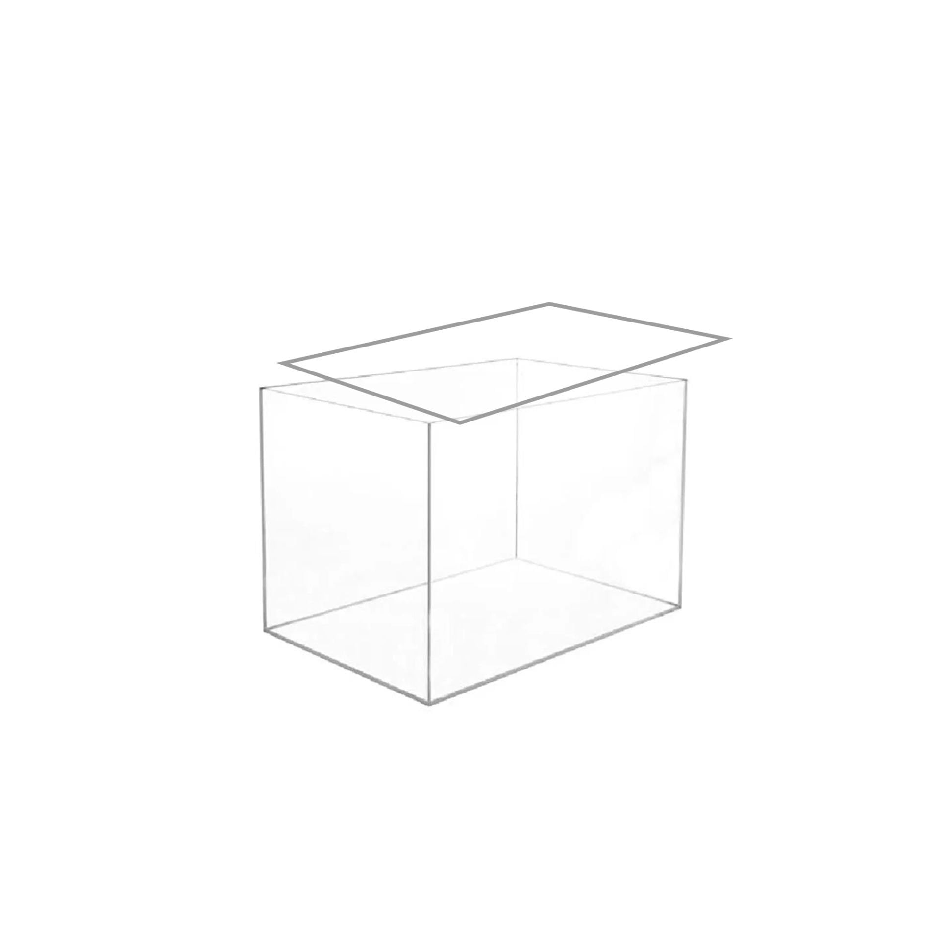 Şeffaf Kapaklı Pleksi Kutu