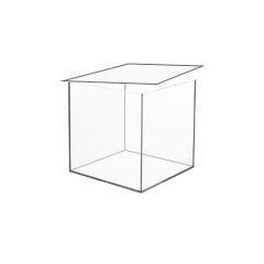 Şeffaf Kapaklı Pleksi Kutu 20x20x15