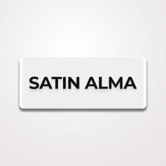 Pleksi Yönlendirme Satın Alma - Beyaz