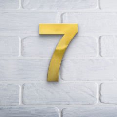 Yapışkanlı Pleksi Gold Ayna Numara 7
