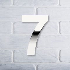 Yapışkanlı Pleksi Gümüş Ayna Numara 7