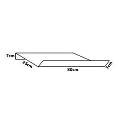 Klima Rüzgar Kesici Separatör 80cm